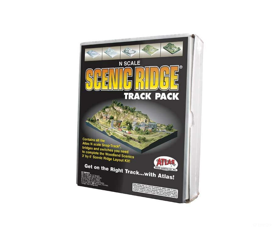 Atlas N 2588 Scenic Ridge Track Pack -- For Woodland Scenics Layout Accessories
