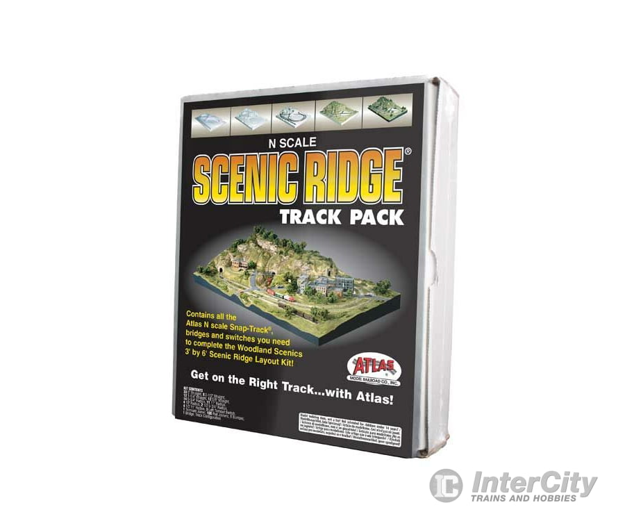 Atlas N 2588 Scenic Ridge Track Pack -- For Woodland Scenics Layout Accessories