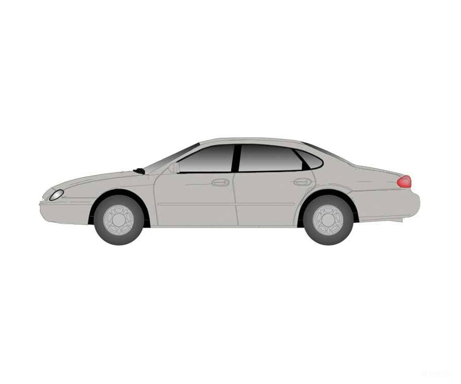 Atlas N 2912 American Automobile Ford Taurus 1996 4-Door Sedan - Silver Frost Cars & Trucks