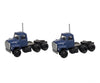 Atlas N 2922 American Trucks - 1984 Ford 9000 LNT Semi Tractor -- Dark Blue Cars & Trucks