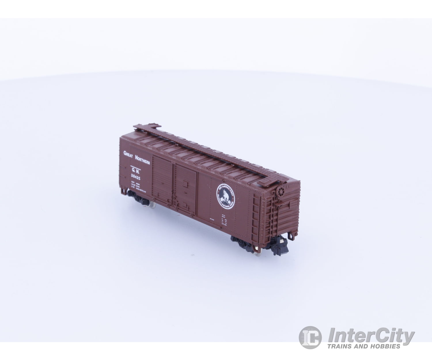 Atlas N 40’ Box Car Great Northern (GN) 38425 Freight Cars