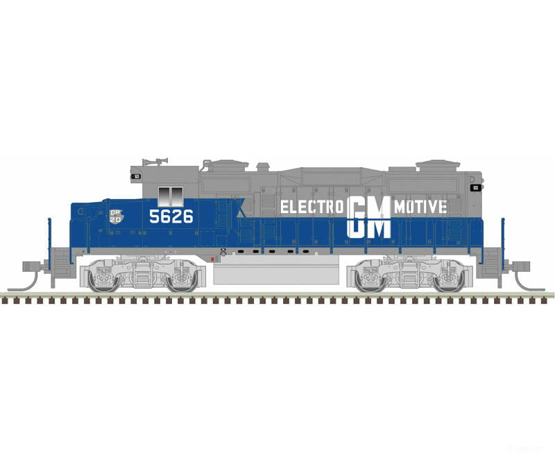 Atlas 40004514 Emd Gp20 - Esu Loksound And Dcc Master(Tm) Gold -- Electro-Motive 5627 (Demonstrator