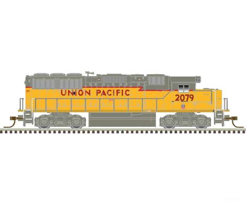 Atlas 40004925 Emd Gp60 - Loksound And Dcc Master(Tm) Gold -- Union Pacific 2079 (Yellow Red Gray)