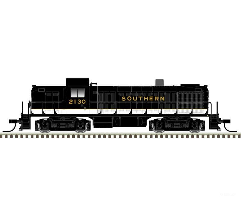 Atlas 40005046 Alco Rs2 - Dcc Master(R) -- Southern Railway 2102 (Black Aluminum Gold) Locomotives