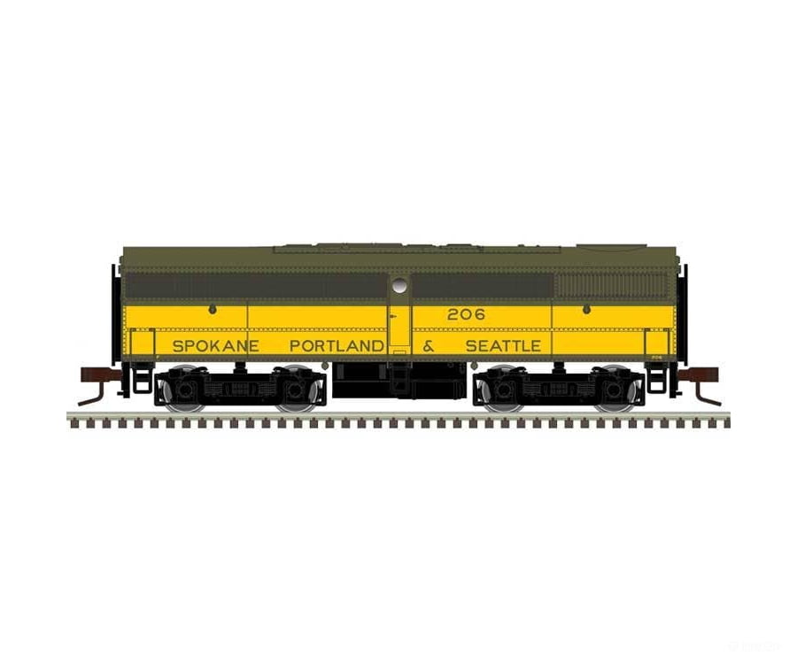 Atlas N 40005118 Alco FB1 - Sound and DCC - Master(R) Gold - Spokane Portland & Seattle #201 (yellow green)