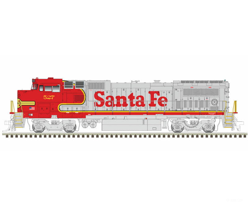 Atlas 40005177 Ge Dash 8-40Bw With Deck Ditch Lights - Loksound And Dcc Master(R) Gold -- Santa Fe