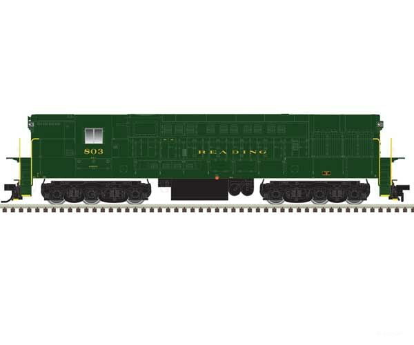 Atlas 40005411 Fm H-24-66 Phase 1B Trainmaster - Loksound & Dcc -- Reading #804 (Green Gold)