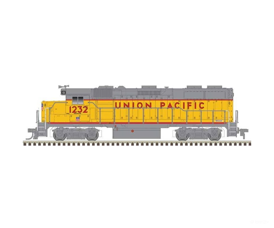 Atlas N 40005923 EMD GP39-2 Phase I - LokSound and DCC - Master(R) Gold - Union Pacific #1234 (Armour Yellow gray red