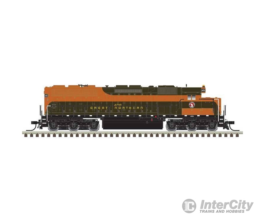Atlas N 40006015 EMD SD45 Low Nose - Sound and DCC - Master(R) Gold - Great Northern #406 (Omaha Orange green yellow)