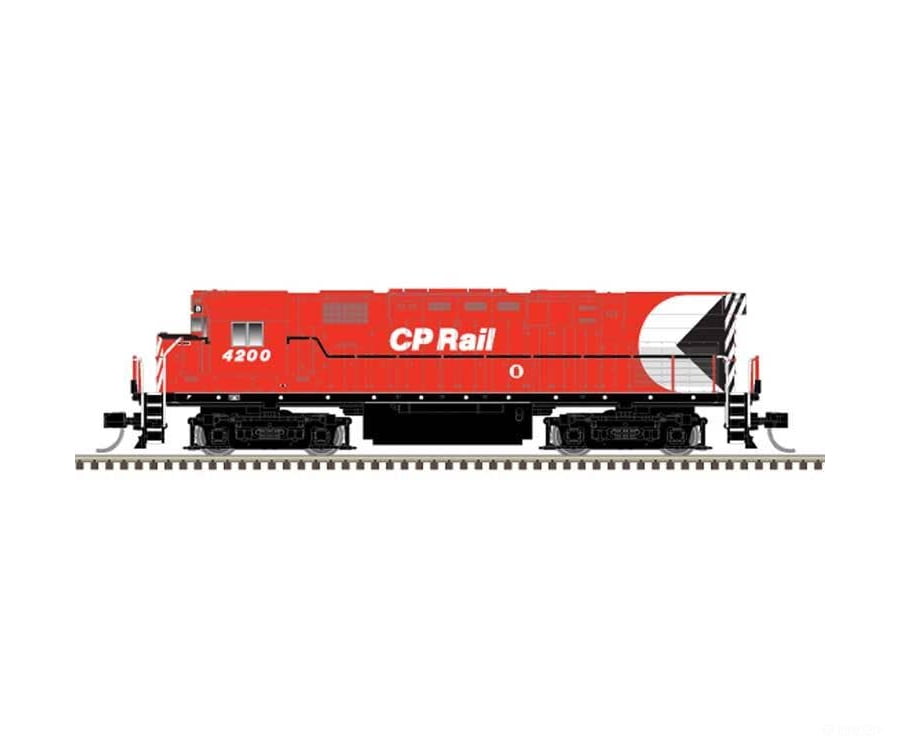 Atlas N 40006097 Alco C424 - Standard DC - Master(R) Silver - Canadian Pacific #4200 (red white black Large Multimark)
