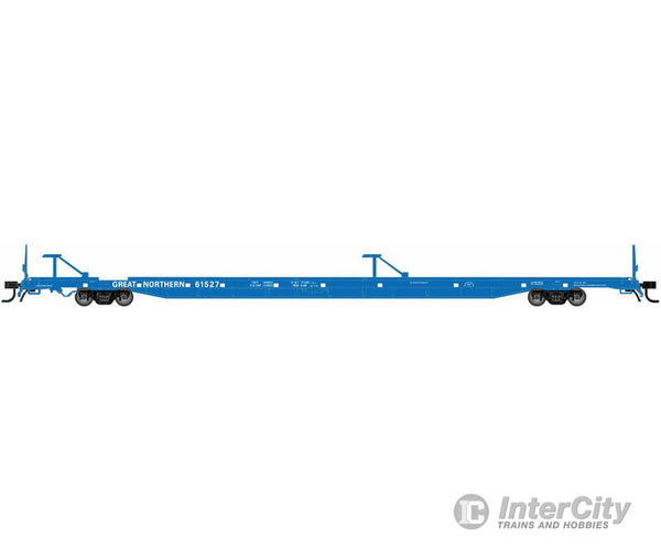 Atlas N 50001737 89 Intermodal Flatcar W/Mid/End Hitches - Ready To Run -- Great Northern #61533