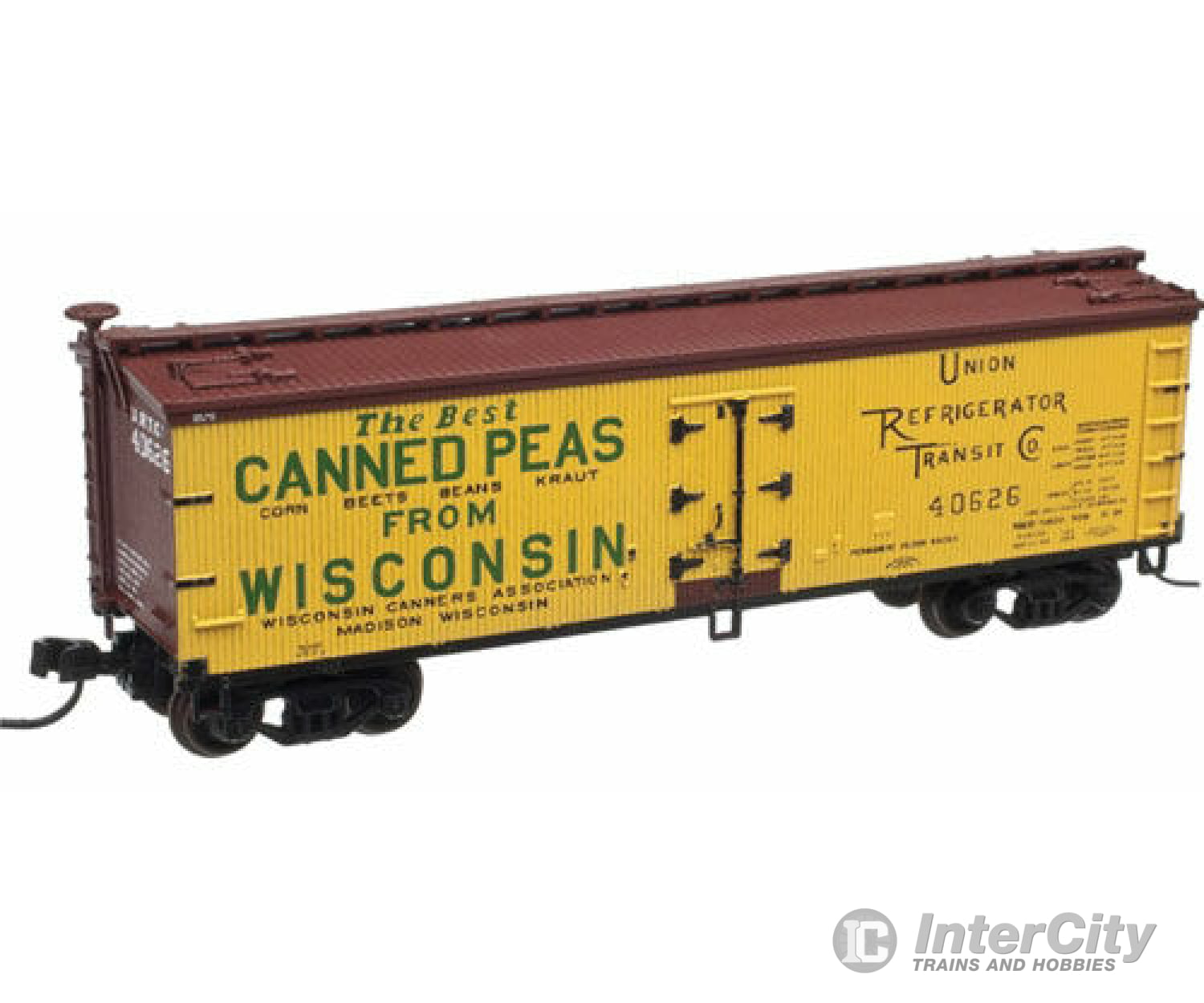 Atlas N 50001756 40 Wood Reefer - Ready To Run Master(R) -- Wisconsin Canners Association Urtc