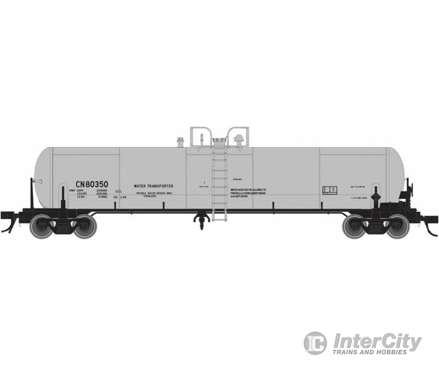 Atlas N 50002436 Gatx 20 700-Gallon Tank Car - Ready To Run Master(R) -- Canadian National #80371