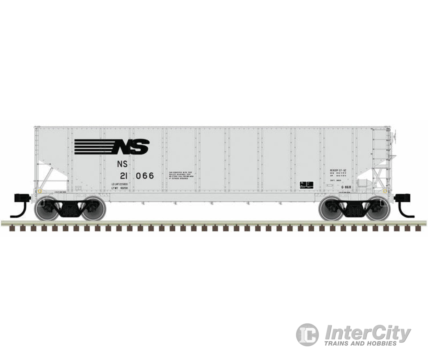 Atlas N 50002935 G-86R Topgon - Ready To Run -- Norfolk Southern #21050 (Gray Black Test Roller