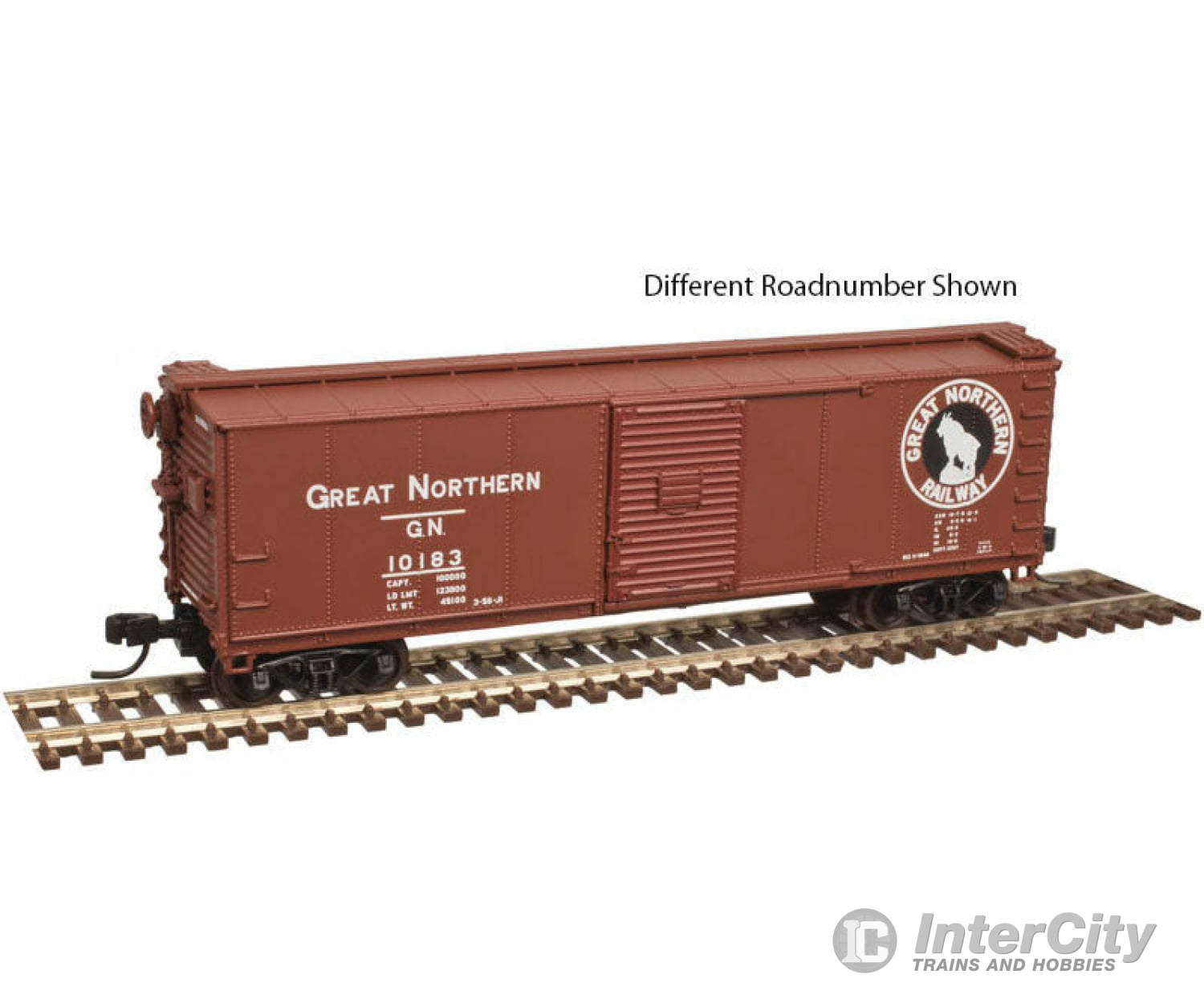 Atlas N 50003336 Usra Steel Rebuilt Boxcar - Ready To Run Master(R) -- Great Northern #10093 (Boxcar