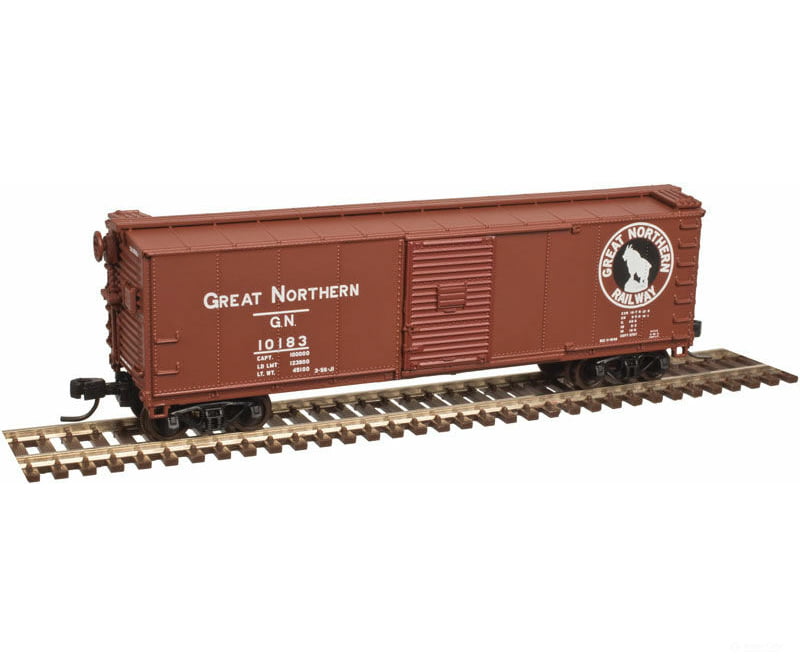 Atlas N 50003337 Usra Steel Rebuilt Boxcar - Ready To Run Master(R) -- Great Northern #10183 (Boxcar