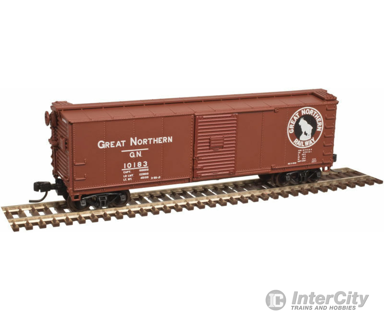 Atlas N 50003337 Usra Steel Rebuilt Boxcar - Ready To Run Master(R) -- Great Northern #10183 (Boxcar