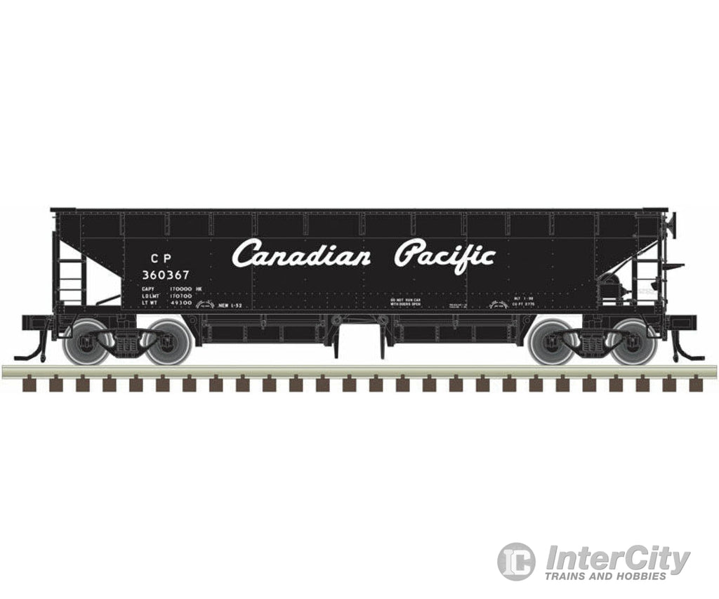 Atlas N 50003535 70-Ton Hart Ballast Car - Ready To Run Master(R) -- Canadian Pacific #360367 (Black