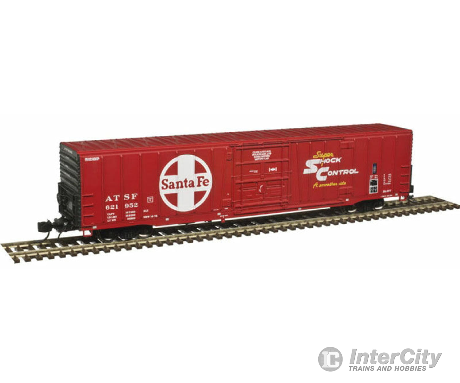 Atlas N 50003911 Class Bx-177 Plug-Door Boxcar - Ready To Run Master(R) -- Santa Fe #621799