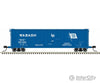 Atlas N 50004459 50 Rbl Plug-Door Boxcar - Ready To Run Master(R) -- Wabash 783609 (Blue White Flag