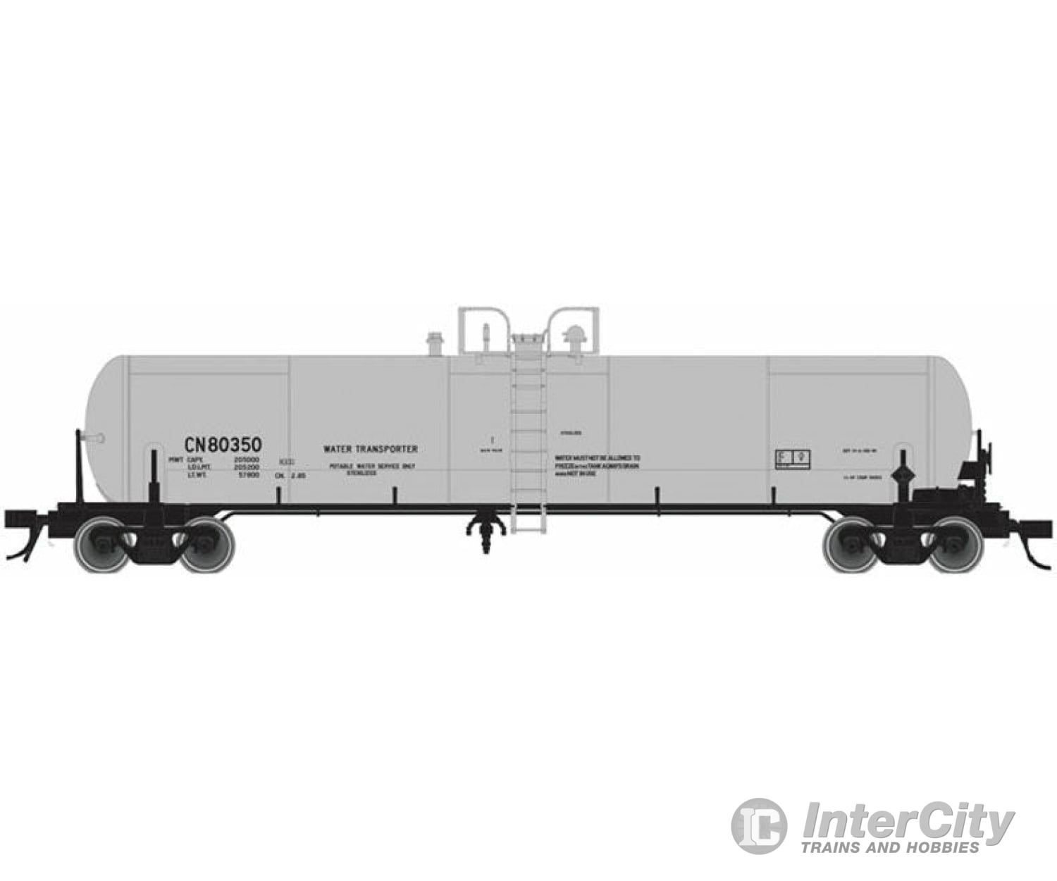 Atlas N 50004634 Gatx 20 700-Gallon Tank Car - Ready To Run Master(R) -- Canadian National 80356