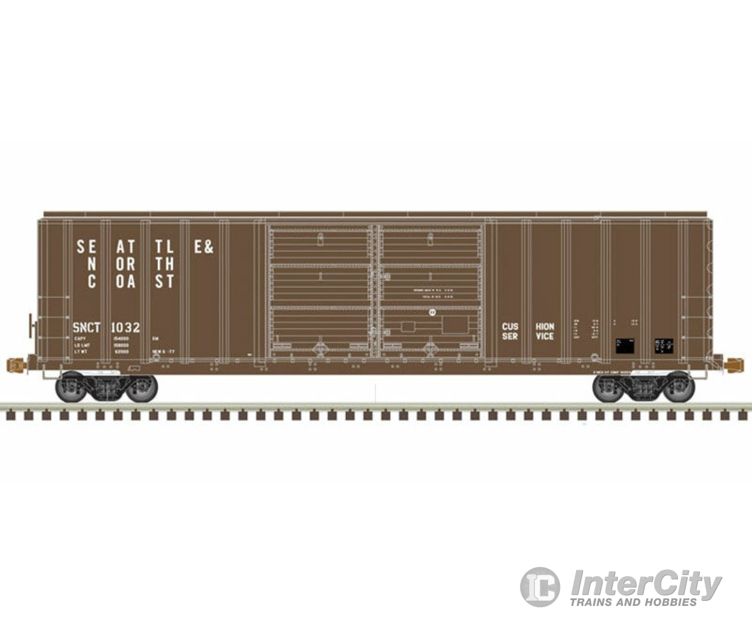 Atlas N 50005257 Fmc 5077 50 Double-Door Boxcar With Centered Doors - Ready To Run Master(R) --