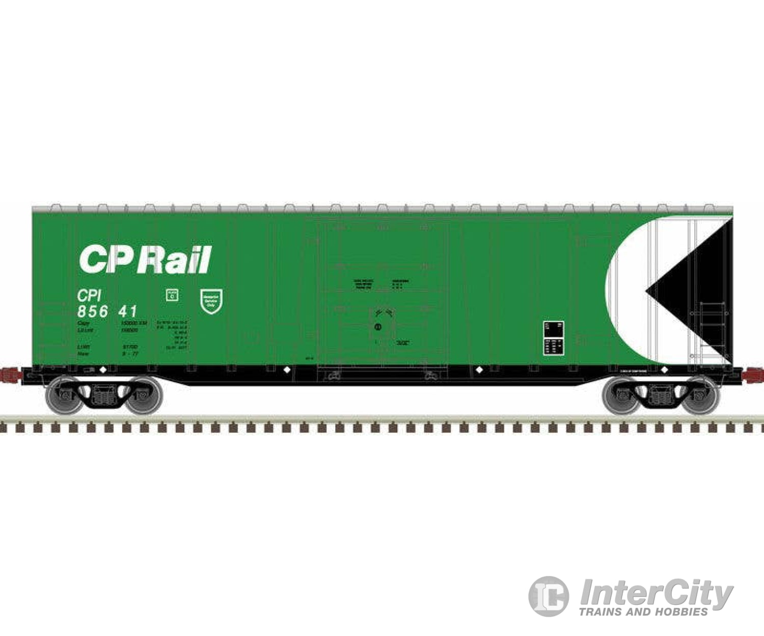 Atlas N 50005462 Nsc 5111 50’ Plug-Door Boxcar - Ready To Run Canadian Pacific 85520 (Green White