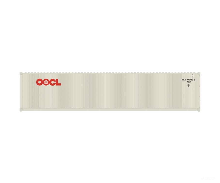 Atlas N 50006826 40’ Standard-Height Container 3-Pack - Assembled - Master(R) - Orient Overseas Container Line Set #1