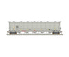 Atlas N 50006850 Trinity 5660 PD Covered Hopper - GE Rail Services NAHX #60825 (gray black yellow conspicuity stripes)