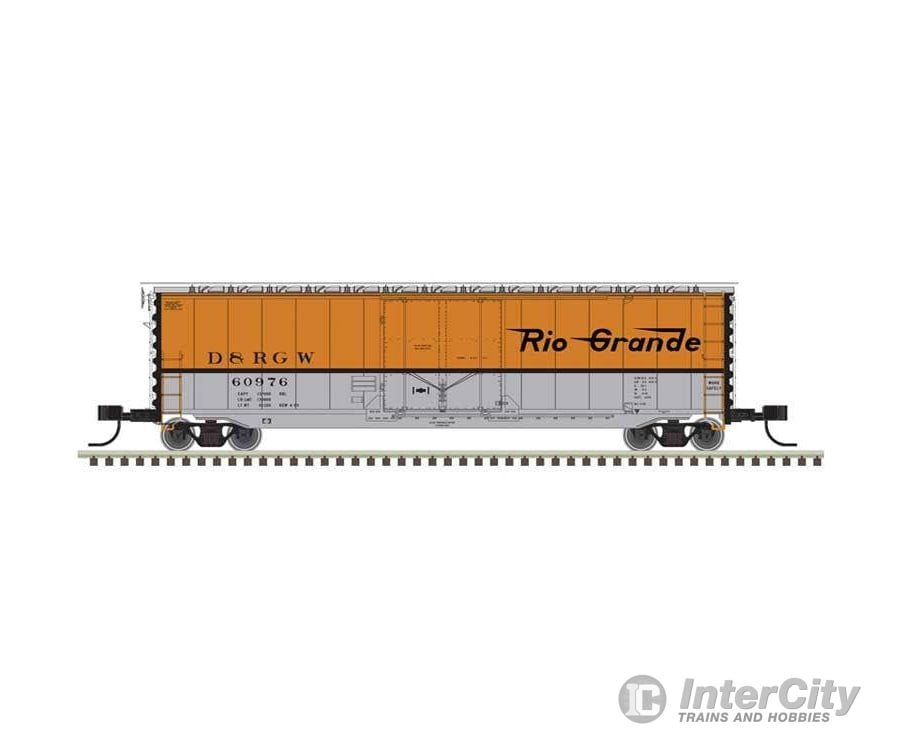 Atlas N 50007154 50’ General American RBL Plug-Door Boxcar - Master(R) - Denver & Rio Grande Western #60925 (Aspen Gold