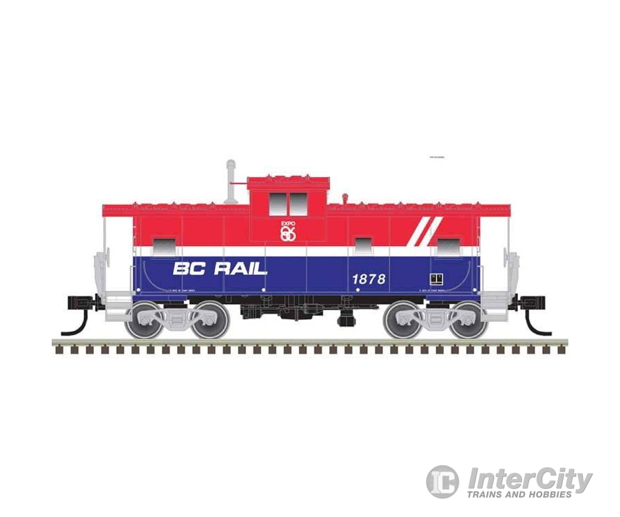 Atlas N 50007300 Vision Cab Caboose/Van BC Rail BCOL 1875 Freight Cars
