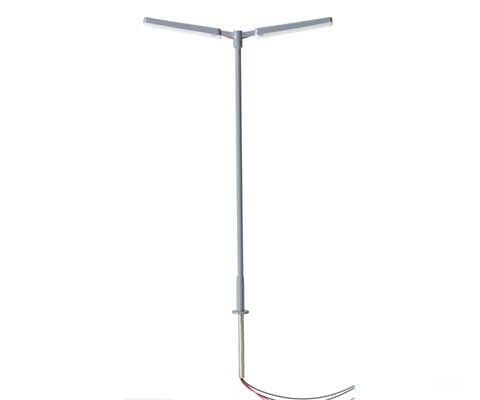 Atlas 70000159 Double-Arm Parking Lot Light 3-Pack - Warm White Led -- Gray Lights & Electronics