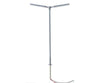 Atlas 70000161 Double-Arm Parking Lot Light 3-Pack - Warm White Led -- Silver Lights & Electronics