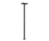 Atlas 70000196 Four-Arm Square Led Light 3-Pack -- Black (Cool White Led) 30 Scale Feet Tall Lights