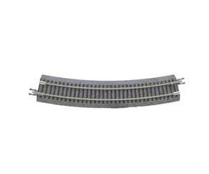 Atlas G2412 Code 65 Curved Track With Gray Ballast - True -- 12-1/2 31.8Cm Radius Pkg(8) & Roadbed