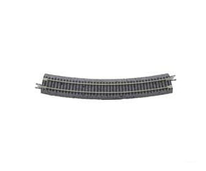 Atlas G2416 Code 65 Curved Track With Gray Ballast - True -- 1/2 Section 14 35.6Cm Radius Pkg(8) &
