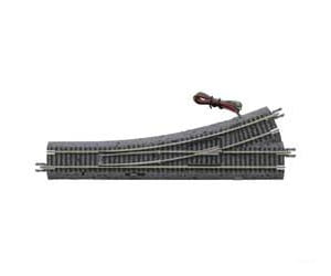 Atlas G2430 Code 65 Remote Control Turnout With Gray Ballast - True Track -- Left Hand 12-1/2 31.8Cm