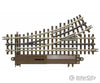 Atlas O 6075 21St Century Track System(Tm) Nickel Silver Rail W/Brown Ties - 3-Rail O36 Left Hand