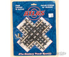 Atlas O 6080 21St Century Track System(Tm) Nickel Silver Rail W/Brown Ties - 3-Rail -- 90-Degree