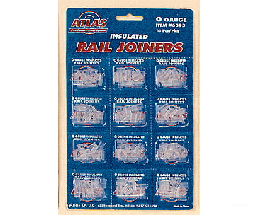 Atlas O 6093 21St Century Track System(Tm) Nickel Silver Rail W/Brown Ties - 3-Rail -- Joiners