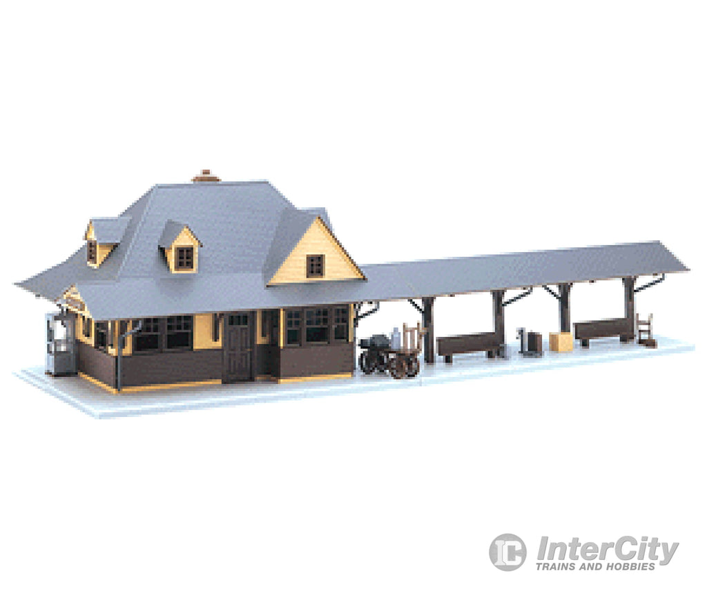 Atlas O 6901 Hillside Structure Series - Kit Suburban Passenger Station W/One Platform 7-5/16 X