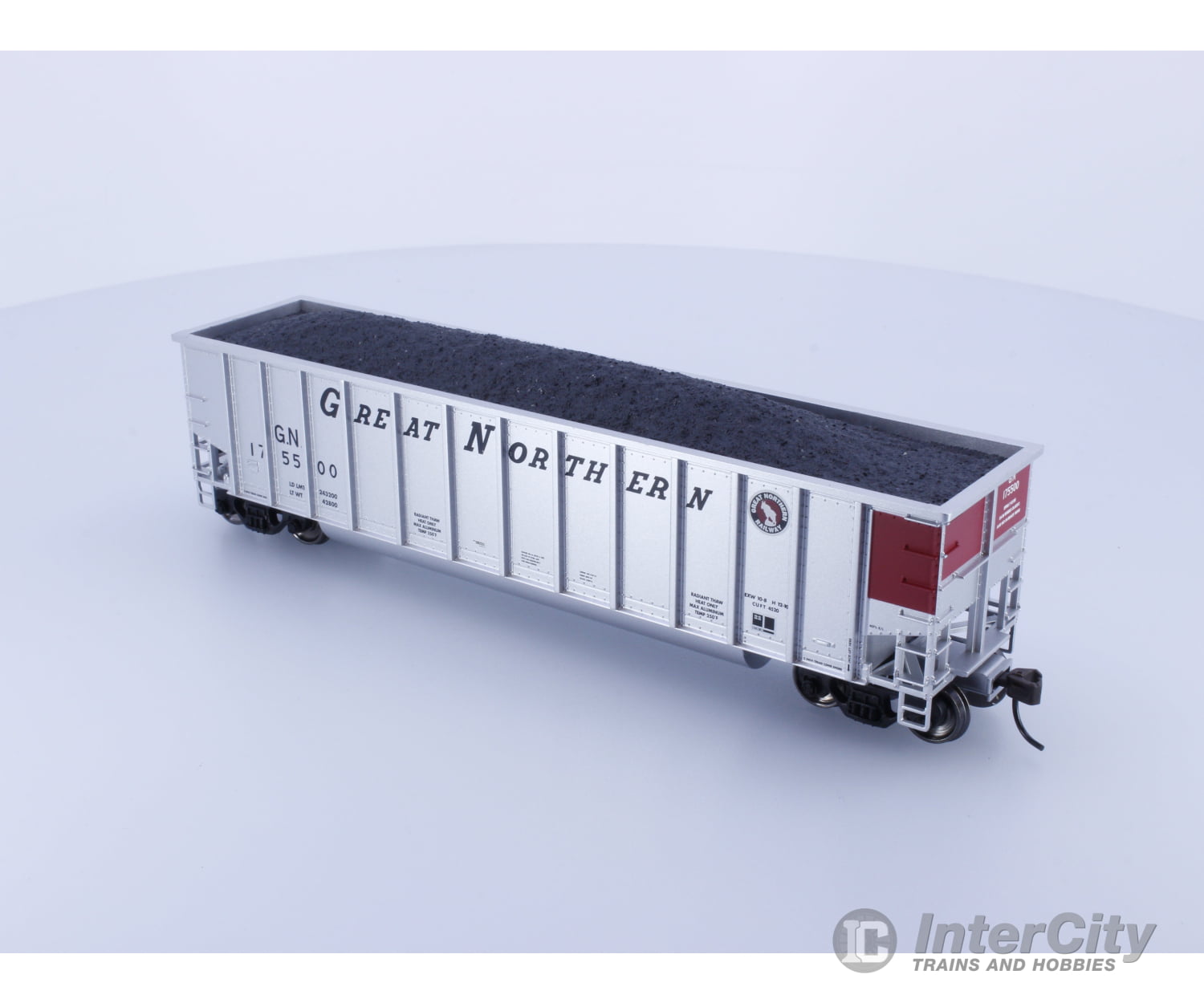 Atlas Trainman 20003287 Ho Tm Aluminum Coal Gondola Great Northern (Gn) 175500 Freight Cars