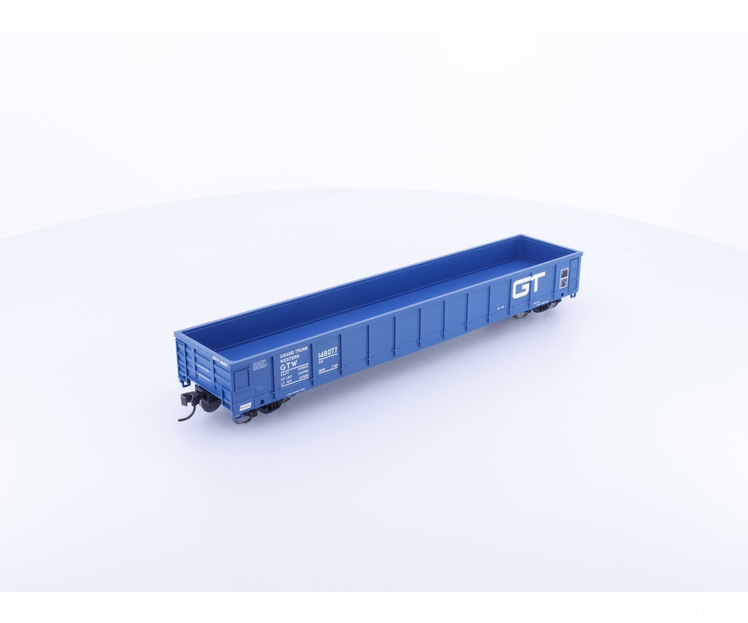 Atlas Trainman 917 HO Evans Gondola Car Grand Trunk Western (GTW) 148077 Freight Cars