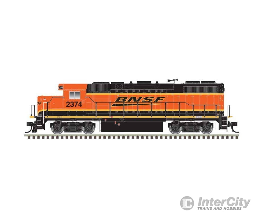Atlas Trainman HO 10004571 EMD GP38-2 - Sound & DCC - Gold - BNSF Railway #2323 (H4 black orange Wedge Logo) Locomotives