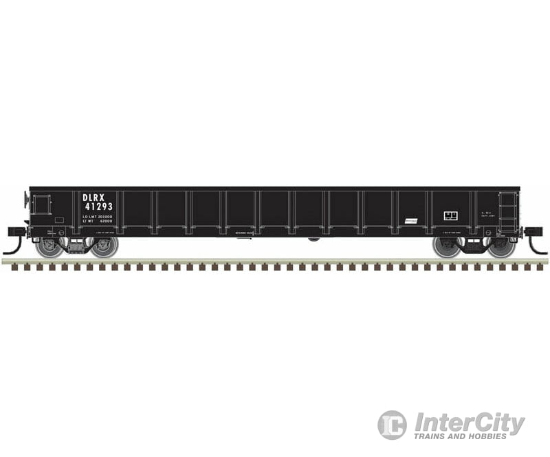 Atlas Trainman Ho 20005428 Evans 52 Gondola - Ready To Run -- Ge Railcar Services Dlrx 41284 (Black)