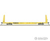 Atlas Trainman Ho 20006445 62 Bulkhead Flatcar - Ready To Run -- Ttx 804127 (Yellow Black) Freight