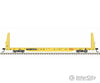 Atlas Trainman Ho 20006452 62 Bulkhead Flatcar - Ready To Run -- Ttx 804739 (Yellow Black Red