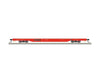 Atlas Trainman HO 20007978 68’ Flatcar - Department of Defense DODX #41143 (red black) - Freight Cars