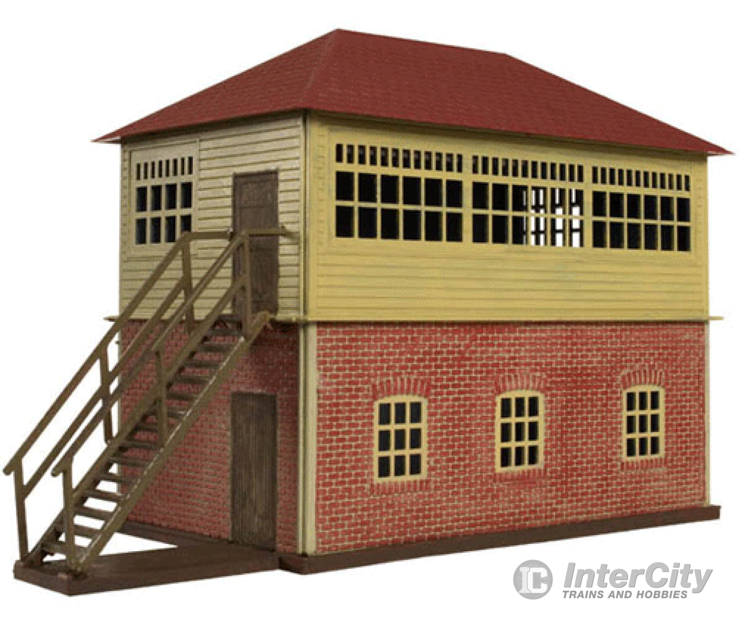 Atlas Trainman Ho 717 Trainman(R) Interlocking Tower - Kit (Plastic) -- 5-3/4 X 2-1/2 14.6 6.4Cm