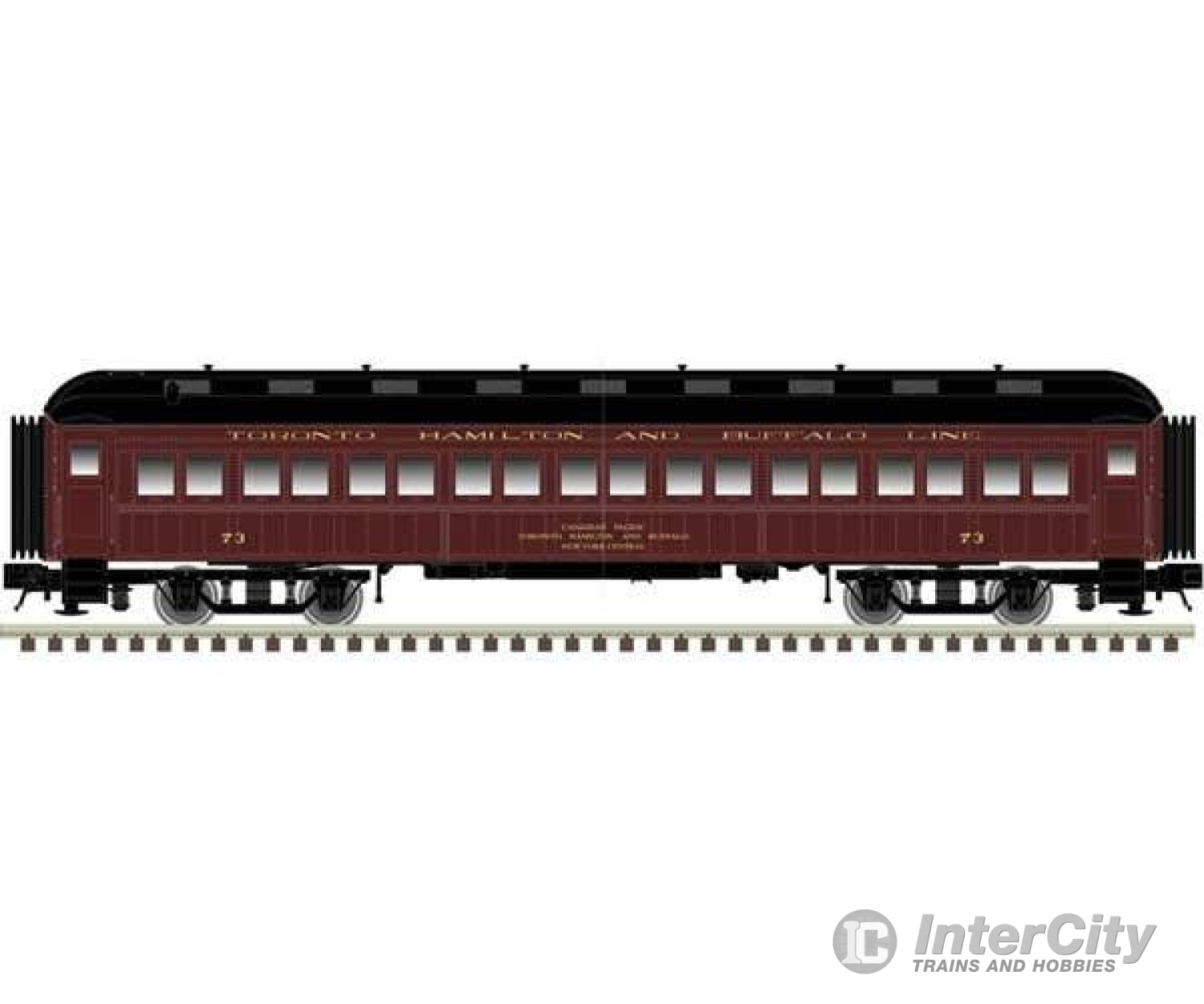 Atlas Trainman N 50006247 Acf Heavyweight 60’ Coach - Ready To Run Toronto Hamilton & Buffalo #76